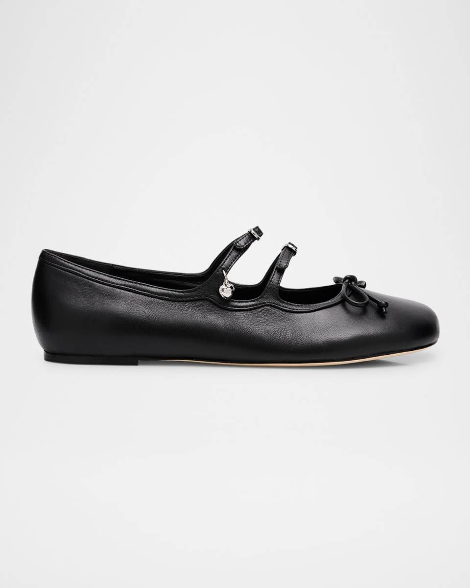 The Kiki Leather Ballerina Flats